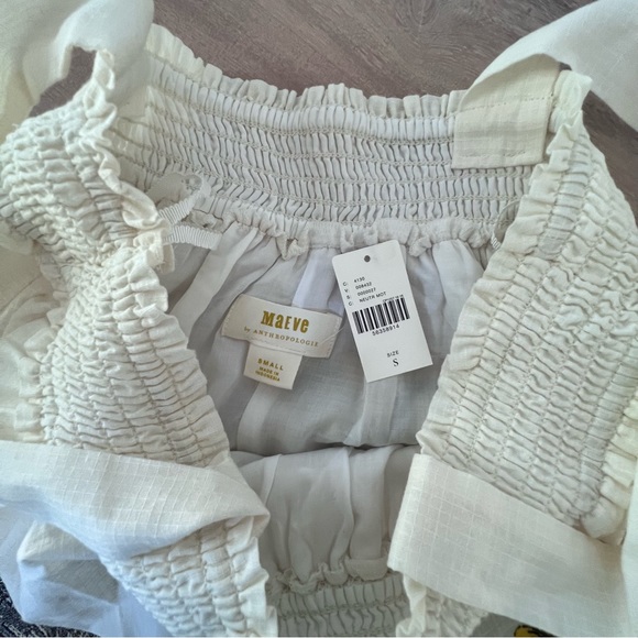 Anthropologie Maeve Beaujardin Maxi Dress Size S Boho Floral Pockets! NWT - Picture 12 of 12